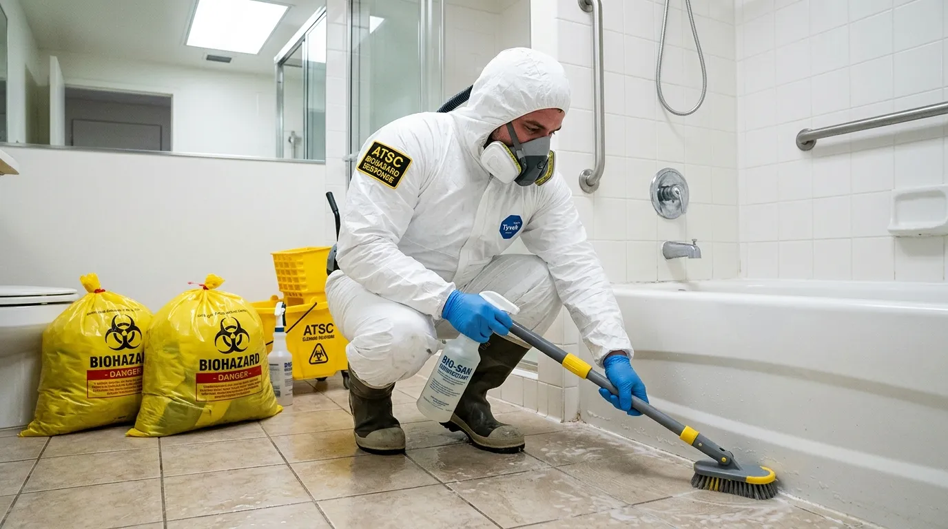 Decontamination equipment deployed for Blood Cleanup in Angleton